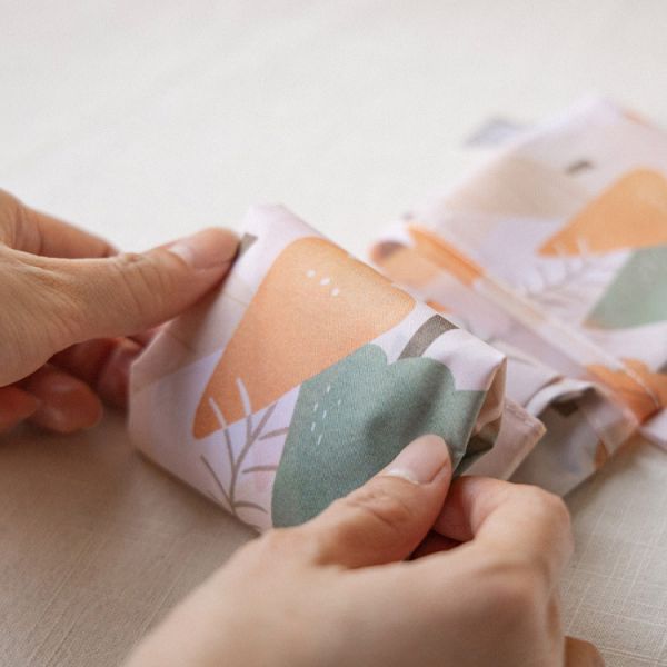 【牽牛花-購物袋】環保提袋 / 可摺疊收納 Shopping bag 購物袋,外出袋,原創印花,牽牛花,禮物,聖誕禮物,生日禮物,交換禮物