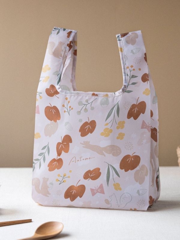 【秋之詩-購物袋】環保提袋 / 可摺疊收納 Shopping bag 購物袋,外出袋,原創印花,秋之詩,禮物,聖誕禮物,生日禮物,交換禮物