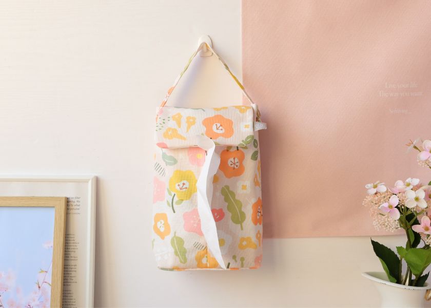 【春日合奏-掛式衛生紙套】吊掛可拆 / 車用 / 露營 Hanging Tissue Cover 原創印花,禮物,生日禮物,家飾,裝飾,居家,佈置,森林,衛生紙套,交換禮物