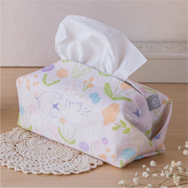 【春之歌-衛生紙套】桌上型 / 版型硬挺 Tissue cover 原創印花,禮物,生日禮物,家飾,裝飾,居家,佈置,春之歌,衛生紙套,交換禮物