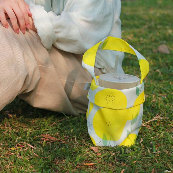 【太陽花-飲料袋】環保提袋 / 小物袋 Beverage bag 原創印花,太陽花,禮物,生日禮物,外出袋,飲料袋,手提袋,環保,小物袋
