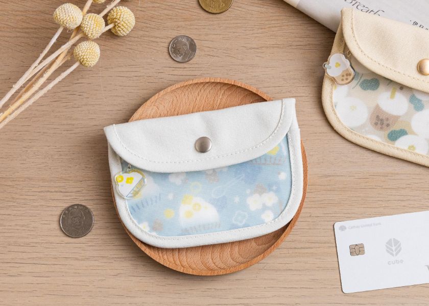 【芒果冰花花-花芷零錢包】卡片收納 / 小物包 