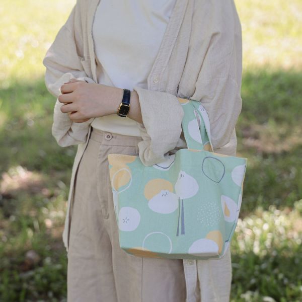 【小籠包-多變手提袋】束口包 / 小托特包 / 便當袋 Variable tote bag 購物袋,外出袋,原創印花,小籠包,禮物,聖誕禮物,生日禮物,交換禮物,手提袋,便當袋