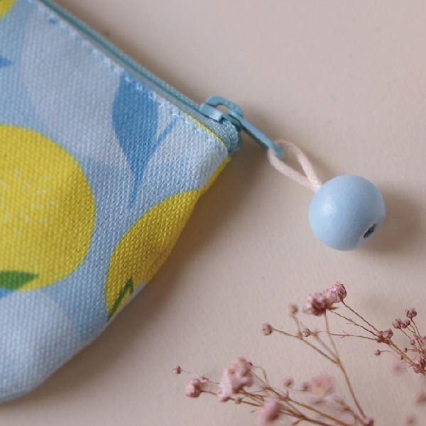 【太陽花-圓底零錢包】卡片收納 / 小物包 Round bottom coin purse 小錢包,零錢包,鑰匙包,小物袋,隨身包袋,原創印花,太陽花,禮物,婚禮小物