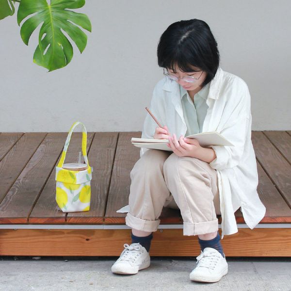 【太陽花-飲料袋】環保提袋 / 小物袋 Beverage bag 原創印花,太陽花,禮物,生日禮物,外出袋,飲料袋,手提袋,環保,小物袋