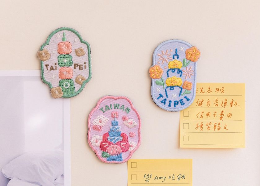 【花菓台北-花繪磁鐵】冰箱貼 / 磁鐵 可愛,台灣特色,療癒小物,磁鐵,
磁鐵冰箱貼,禮品,紀念品,設計,
辦公室小物,送禮