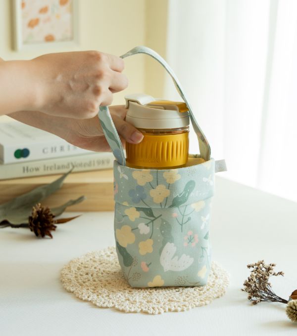 【抹茶冬之嵐-飲料袋】環保提袋 / 小物袋 Beverage bag 原創印花,冬之嵐,禮物,生日禮物,外出袋,飲料袋,手提袋,環保,小物袋