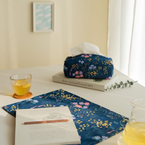 【鄉間走走-湛藍-餐墊】防塵墊 / 辦公桌墊 原創印花,禮物,生日禮物,家飾,裝飾,居家,佈置,花卉,餐墊,廚房佈置