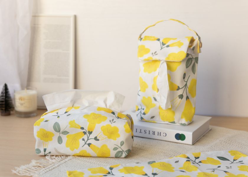 【風鈴木-衛生紙套】桌上型 / 版型硬挺 Tissue cover 原創印花,禮物,生日禮物,家飾,裝飾,居家,佈置,森林,衛生紙套,交換禮物