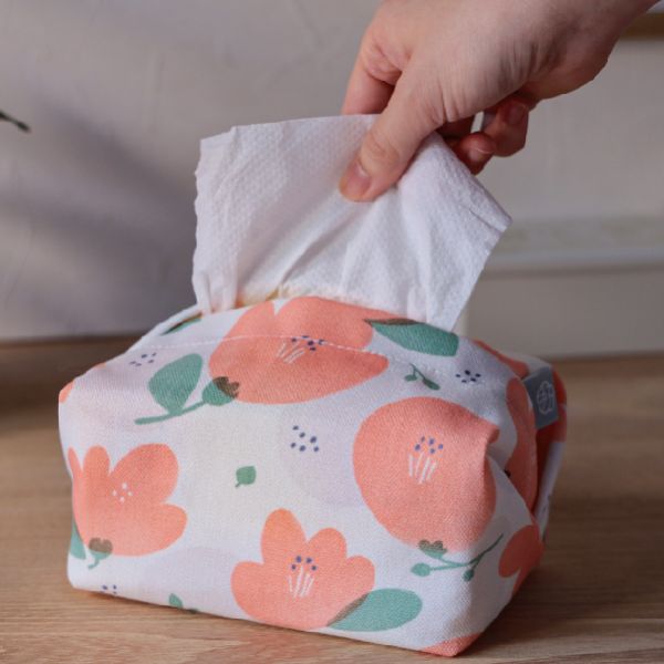 【木棉花-小衛生紙套】 桌上型 / 可車用 Tissue cover 原創印花,禮物,生日禮物,家飾,裝飾,居家,佈置,木棉花,衛生紙套,小衛生紙套