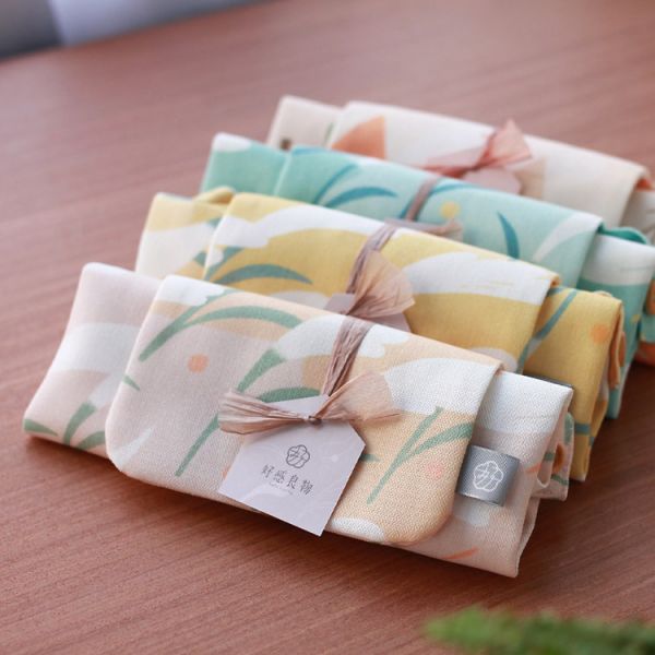 【芒花-湖藍-掛式衛生紙套】吊掛可拆 / 車用 / 露營 Hanging Tissue Cover 原創印花,禮物,生日禮物,家飾,裝飾,居家,佈置,芒草,衛生紙套,交換禮物