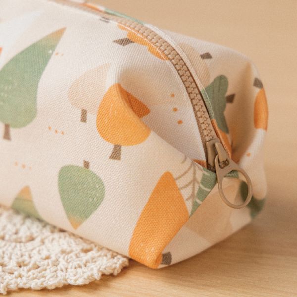 【落羽松-化妝包】大容量 / 收納包 Cosmetic bag 化妝包,小物袋,收納袋,隨身包袋,原創印花,落羽松,禮物,母親節禮物,生日禮物