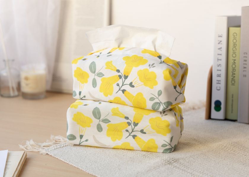 【風鈴木-衛生紙套】桌上型 / 版型硬挺 Tissue cover 原創印花,禮物,生日禮物,家飾,裝飾,居家,佈置,森林,衛生紙套,交換禮物