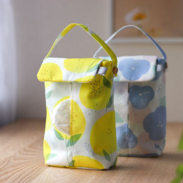 【太陽花-掛式衛生紙套】吊掛可拆 / 車用 / 露營 Hanging Tissue Cover 原創印花,禮物,生日禮物,家飾,裝飾,居家,佈置,太陽花,衛生紙套,交換禮物