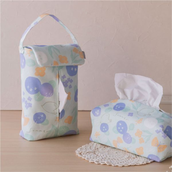 【夏之雨-掛式衛生紙套】吊掛可拆 / 車用 / 露營 Hanging Tissue Cover 原創印花,禮物,生日禮物,家飾,裝飾,居家,佈置,夏之雨,衛生紙套,交換禮物