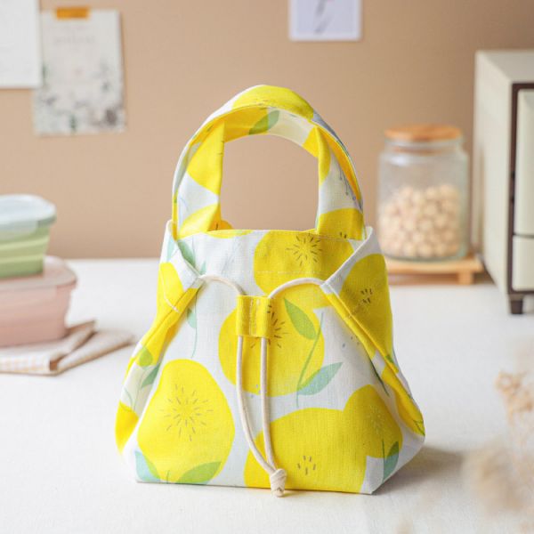 【太陽花-多變手提袋】束口包 / 小托特包 / 便當袋 Variable tote bag 購物袋,外出袋,原創印花,太陽花,禮物,聖誕禮物,生日禮物,交換禮物,手提袋,便當袋