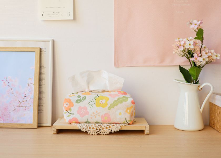 【春日合奏-衛生紙套】桌上型 / 版型硬挺 Tissue cover 原創印花,禮物,生日禮物,家飾,裝飾,居家,佈置,森林,衛生紙套,交換禮物
