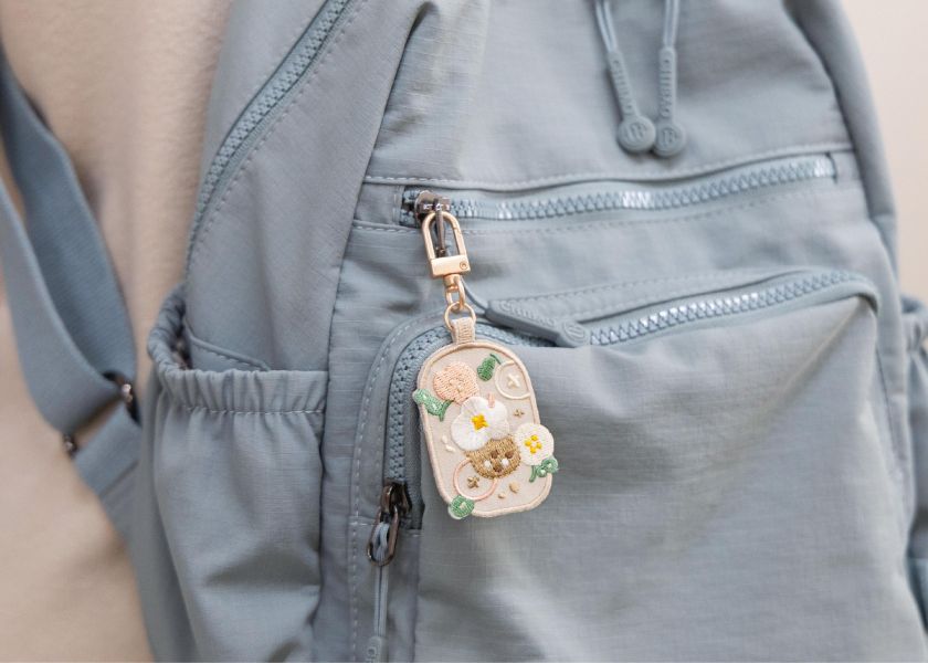 【珍奶花花-花繪吊飾】吊飾 / 掛飾 刺繡,包包配件,可愛 ,吊飾
掛飾 ,送禮