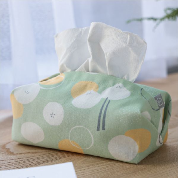 【台灣小吃-3款-衛生紙套】桌上型 / 版型硬挺 Tissue cover 原創印花,禮物,裝飾,佈置,衛生紙套,交換禮物,芒果冰,珍奶,小籠包