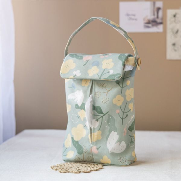 【抹茶冬之嵐-掛式衛生紙套】吊掛可拆 / 車用 / 露營 Hanging Tissue Cover 原創印花,禮物,生日禮物,家飾,裝飾,居家,佈置,冬之嵐,衛生紙套,交換禮物