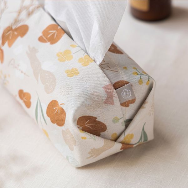【秋之詩-衛生紙套】桌上型 / 版型硬挺 Tissue cover 原創印花,禮物,生日禮物,家飾,裝飾,居家,佈置,秋之詩,衛生紙套,交換禮物