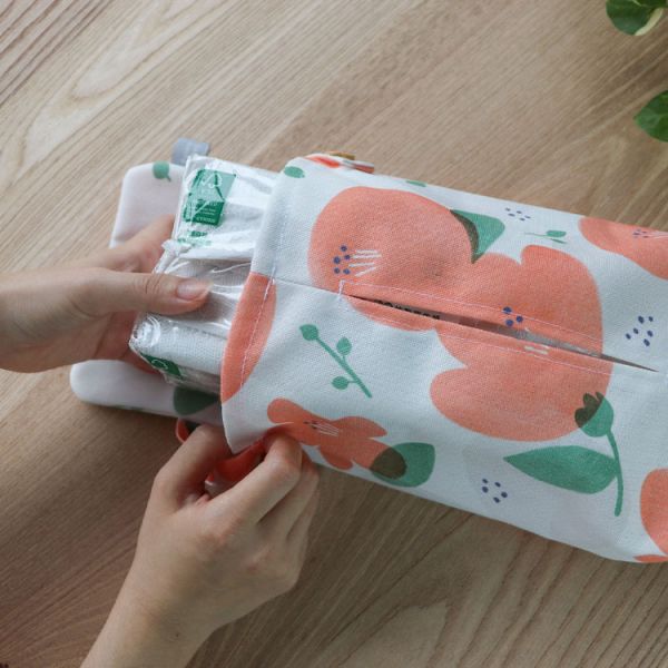 【夏之雨-掛式衛生紙套】吊掛可拆 / 車用 / 露營 Hanging Tissue Cover 原創印花,禮物,生日禮物,家飾,裝飾,居家,佈置,夏之雨,衛生紙套,交換禮物
