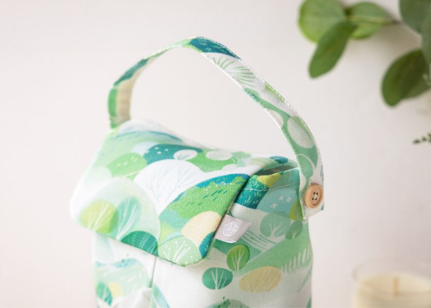 【夏日遠足-掛式衛生紙套】吊掛可拆 / 車用 / 露營 Hanging Tissue Cover 原創印花,禮物,生日禮物,家飾,裝飾,居家,佈置,森林,衛生紙套,交換禮物