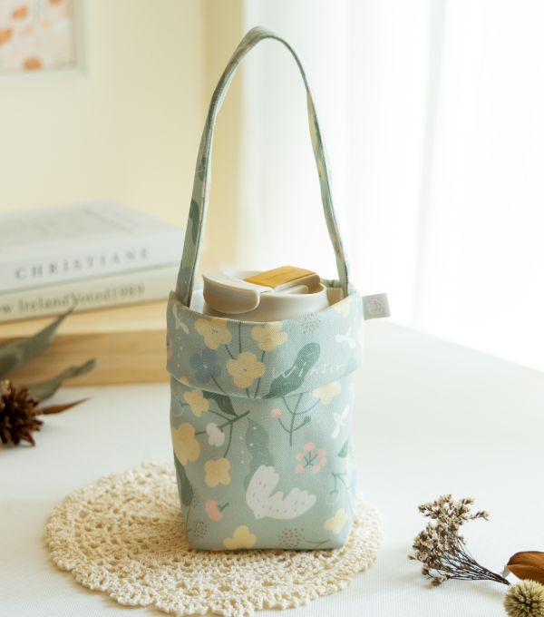 【抹茶冬之嵐-飲料袋】環保提袋 / 小物袋 Beverage bag 原創印花,冬之嵐,禮物,生日禮物,外出袋,飲料袋,手提袋,環保,小物袋