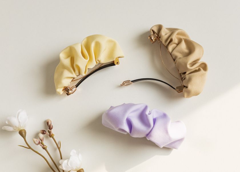 【秋日果實-花漾優雅髮夾組】髮飾 / 馬尾夾 Hair clip set 氣質,禮物,質感,配件,頭飾,飾品,馬尾夾,髮夾,髮飾