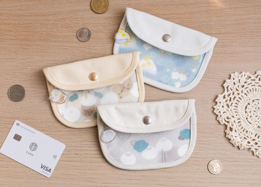 【珍奶花花-花芷零錢包】卡片收納 / 小物包 