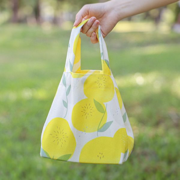 【太陽花-多變手提袋】束口包 / 小托特包 / 便當袋 Variable tote bag 購物袋,外出袋,原創印花,太陽花,禮物,聖誕禮物,生日禮物,交換禮物,手提袋,便當袋