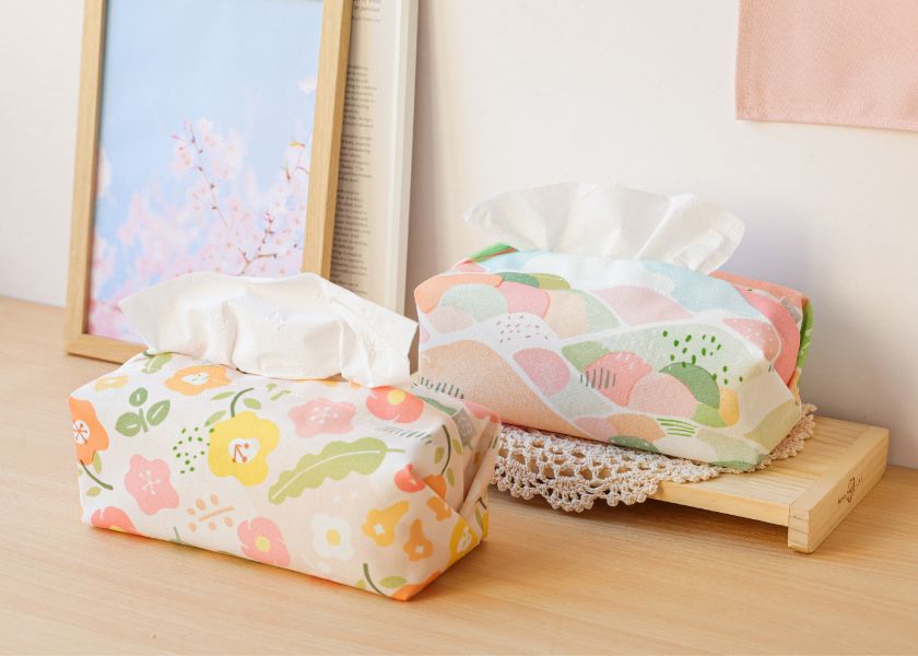 【春日合奏-衛生紙套】桌上型 / 版型硬挺 Tissue cover 原創印花,禮物,生日禮物,家飾,裝飾,居家,佈置,森林,衛生紙套,交換禮物