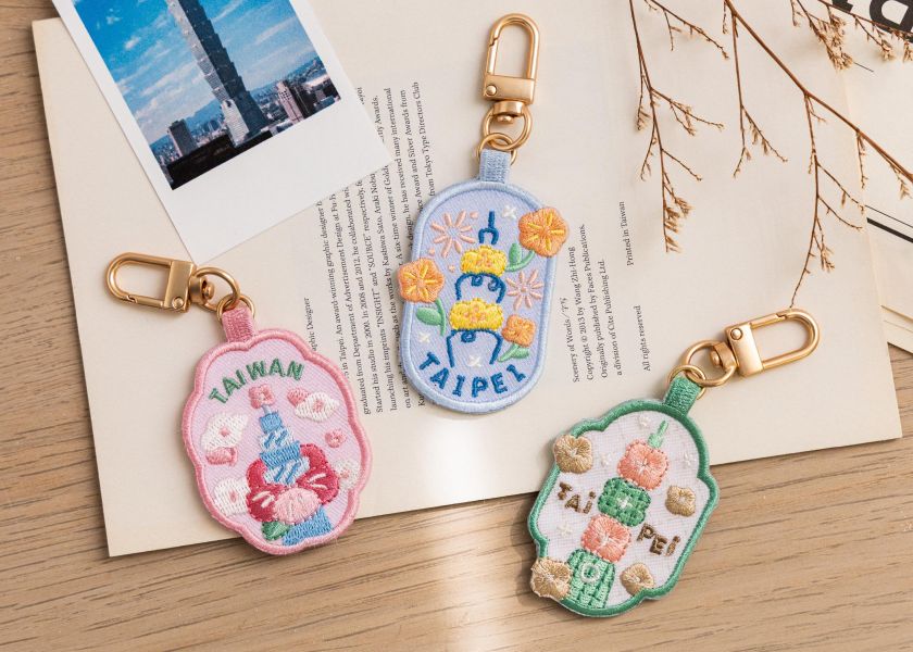 【花繪吊飾】六款組 吊飾/掛飾 刺繡刺繡,包包配件,刺繡,可愛,吊飾 
,掛飾,送禮