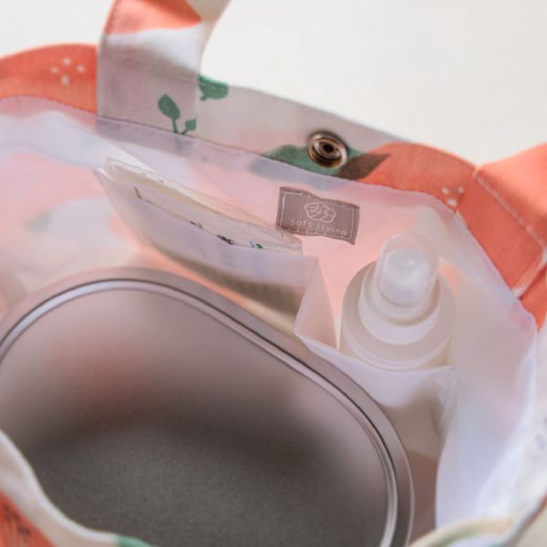 【木棉花-多變手提袋】束口包 / 小托特包 / 便當袋 Variable tote bag 購物袋,外出袋,原創印花,木棉花,禮物,聖誕禮物,生日禮物,交換禮物,手提袋,便當袋