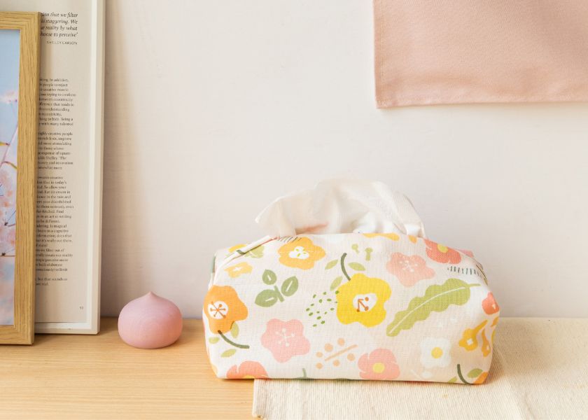 【春日合奏-衛生紙套】桌上型 / 版型硬挺 Tissue cover 原創印花,禮物,生日禮物,家飾,裝飾,居家,佈置,森林,衛生紙套,交換禮物