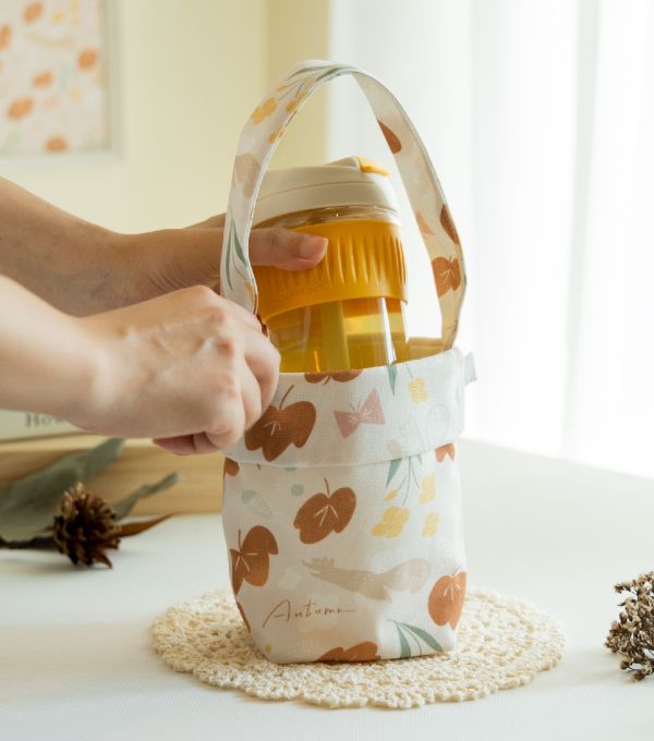 【秋之詩-飲料袋】環保提袋 / 小物袋 Beverage bag 原創印花,秋之詩,禮物,生日禮物,外出袋,飲料袋,手提袋,環保,小物袋