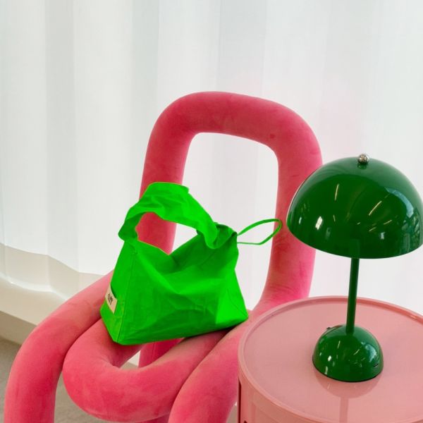 (綠色) 韓國 Diff Hobo Bag Signature green 流浪包霓虹 肩背包 托特包 Diff,韓國包包,單肩袋,Hobo包,韓星包包,流浪包,Made in Korea,韓國設計師包包品牌