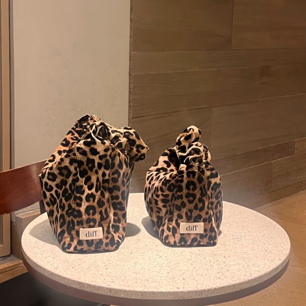 韓國 Diff Limited Leopard 流浪包經典 肩背包 托特包 Diff,韓國包包,單肩袋,Hobo包,韓星包包,流浪包,Made in Korea,韓國設計師包包品牌