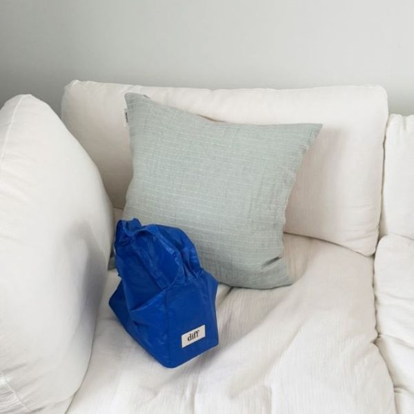 (藍色) 韓國 Diff Hobo Bag Signature blue 流浪包霓虹 肩背包 托特包 Diff,韓國包包,單肩袋,Hobo包,韓星包包,流浪包,Made in Korea,韓國設計師包包品牌