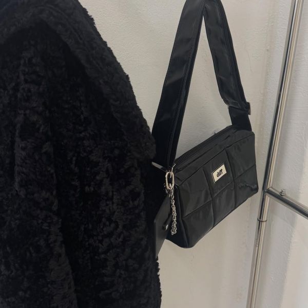 (黑色) 韓國 Diff Deep Block Bag black 方塊包 肩背包 托特包 Diff,韓國包包,單肩袋,斜背包,韓星包包,流浪包,Made in Korea,韓國設計師包包品牌