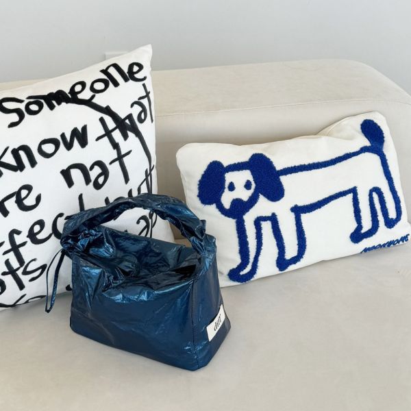 (藏青) 韓國 Diff Hobo Bag Shine navy 流浪包．閃耀款 肩背包 托特包 Diff,韓國包包,單肩袋,Hobo包,韓星包包,流浪包,Made in Korea,韓國設計師包包品牌