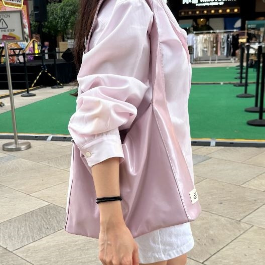(淡粉) 韓國 Diff Large Leather Coat Skin pale pink 奢華皮革大款 肩背包 托特包 Diff,韓國包包,單肩袋,斜背包,韓星包包,流浪包,Made in Korea,韓國設計師包包品牌