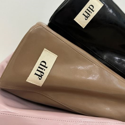 (灰褐色) 韓國 Diff Large Leather Coat Skin taupe 奢華皮革大款 肩背包 托特包 Diff,韓國包包,單肩袋,斜背包,韓星包包,流浪包,Made in Korea,韓國設計師包包品牌