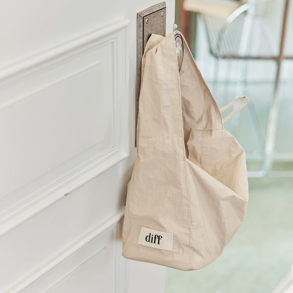 (淺褐) 韓國 Diff Hobo Bag Signature beige 流浪包經典 肩背包 托特包 Diff,韓國包包,單肩袋,Hobo包,韓星包包,流浪包,Made in Korea,韓國設計師包包品牌