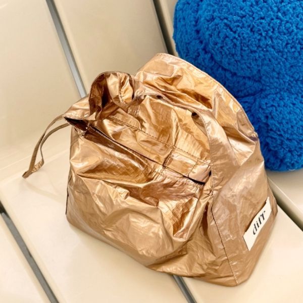 (金色) 韓國 Diff Hobo Bag Shine gold 流浪包．閃耀款 肩背包 托特包 Diff,韓國包包,單肩袋,Hobo包,韓星包包,流浪包,Made in Korea,韓國設計師包包品牌