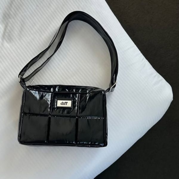(黑色) 韓國 Diff Deep Block Bag black 方塊包 肩背包 托特包 Diff,韓國包包,單肩袋,斜背包,韓星包包,流浪包,Made in Korea,韓國設計師包包品牌