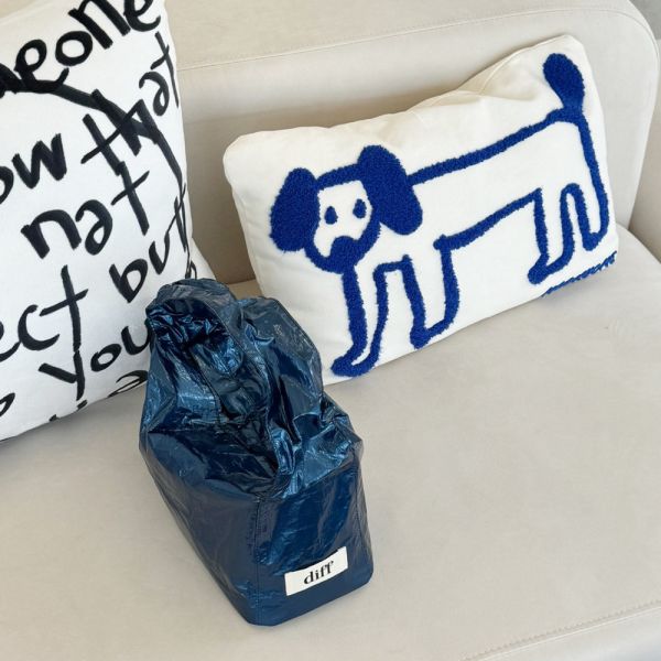 (藏青) 韓國 Diff Hobo Bag Shine navy 流浪包．閃耀款 肩背包 托特包 Diff,韓國包包,單肩袋,Hobo包,韓星包包,流浪包,Made in Korea,韓國設計師包包品牌