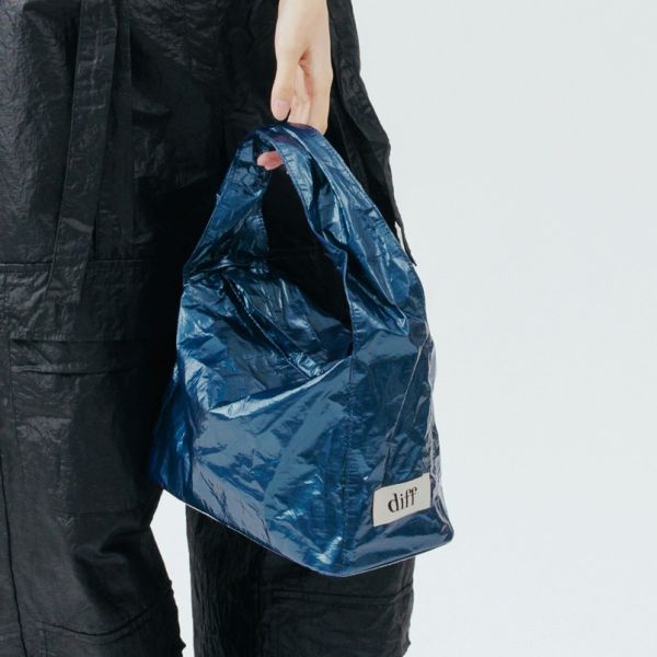 (藏青) 韓國 Diff Hobo Bag Shine navy 流浪包．閃耀款 肩背包 托特包 Diff,韓國包包,單肩袋,Hobo包,韓星包包,流浪包,Made in Korea,韓國設計師包包品牌