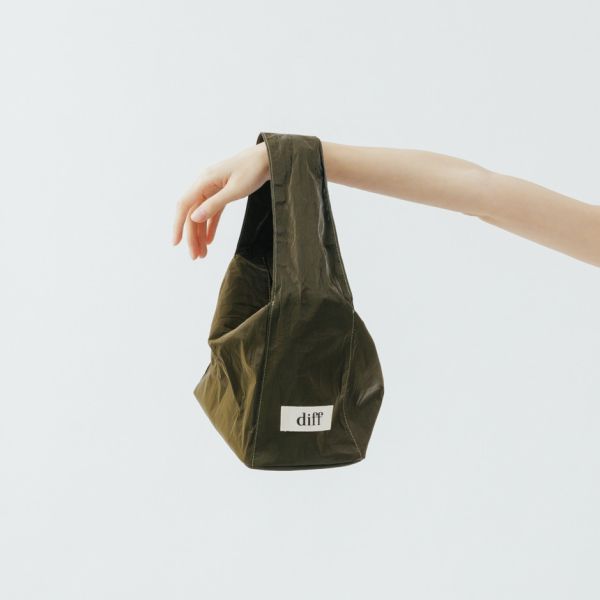 (卡其綠) 韓國 Diff Hobo Bag Signature khaki 流浪包經典 肩背包 托特包 Diff,韓國包包,單肩袋,Hobo包,韓星包包,流浪包,Made in Korea,韓國設計師包包品牌
