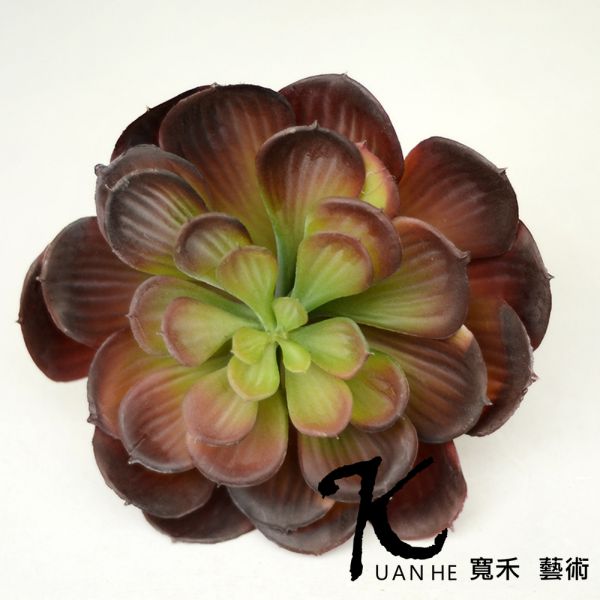 仿真花-多肉植物大寶蓮 秋紅 仿真花.人造花.永生花.假花